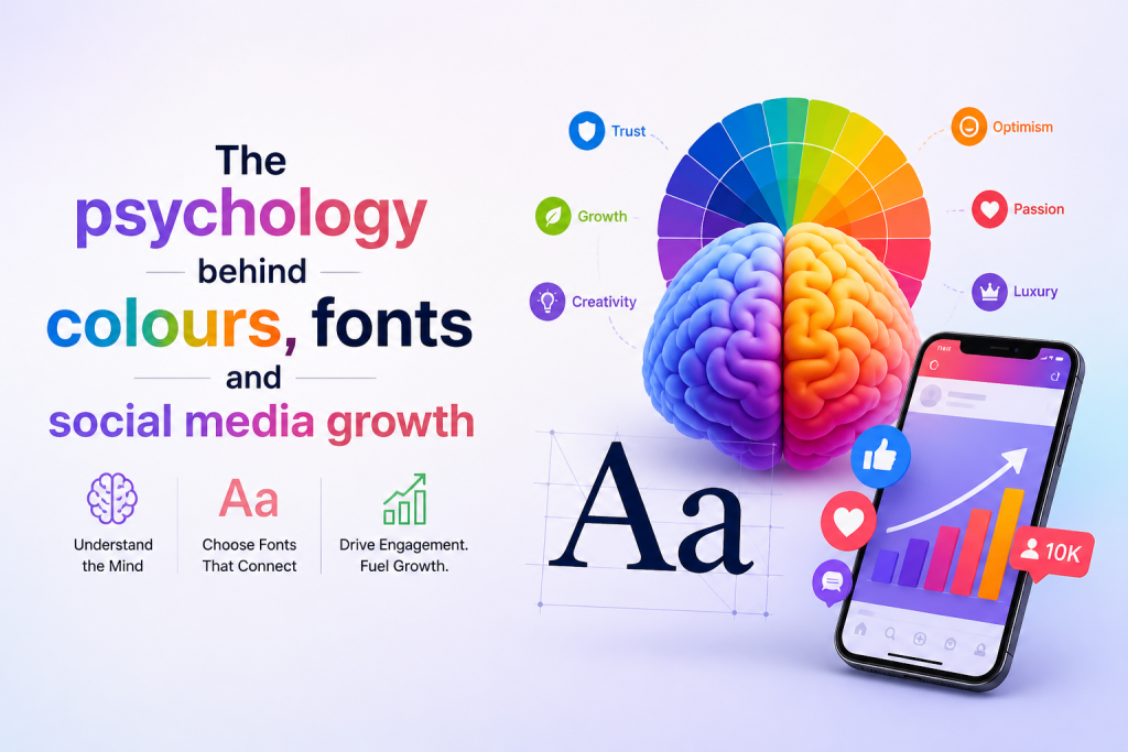 The Psychology Behind Colors, Fonts & Social Media Growth